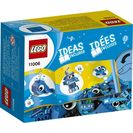 LEGO Classic Creative Blue Bricks 11006 Building Set for Imaginative Play (52 Pieces)