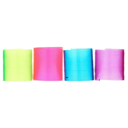 Way To Celebrate Plastic Neon Springs Party Favors Girls Birthday Gift - 8 Count, Age 3+ Years