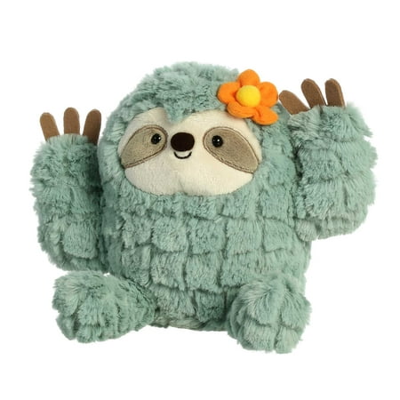 Aurora - Small Green Cactus Kingdom - 7.5" Cactus Sloth - Whimsical Stuffed Animal