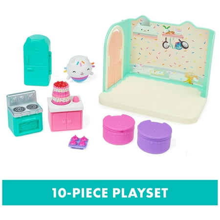 Gabby’s Dollhouse, Bakey with Cakey Kitchen Playset with Figure, for Ages 3 and up