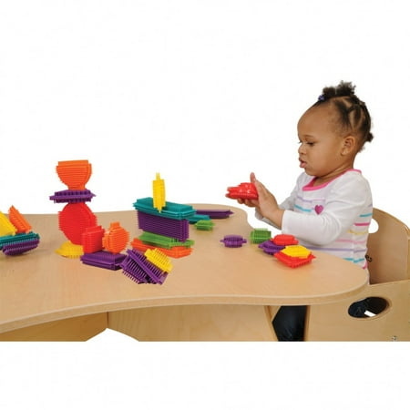 Edushape Young Brix - Soft Flexible Bristled Blocks - 36 Pieces