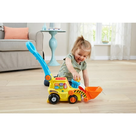 VTech Pop-a-Balls - Push and Pop Bulldozer Push & Pull Toys with Accessories Included, Baby and Toddler Toys