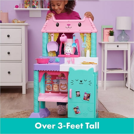 Gabby’s Dollhouse, Interactive Cakey Play Kitchen Set, for Kids Ages 3+