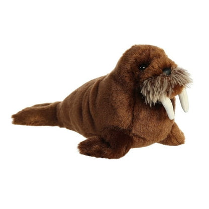 Aurora - Small Brown Mini Flopsie - 8" Walrus - Adorable Stuffed Animal