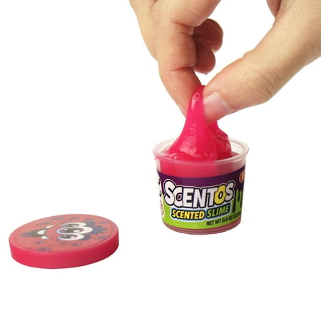 Scentos Scented Slime Multi-Color, Birthday Party Favors, 6 Count