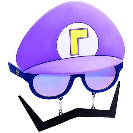 Party Costumes - Sun-Staches - Nintendo Super Mario - Waluigi New SG2569