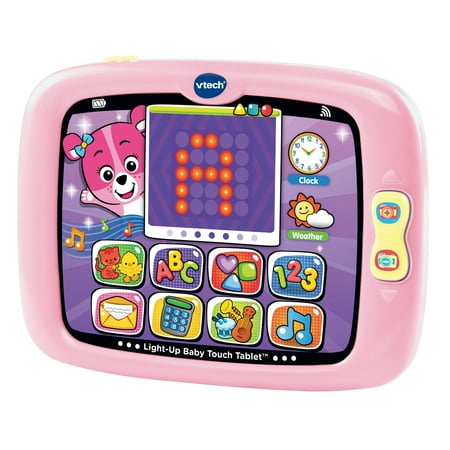 VTech Light-Up Baby Touch Tablet - Pink Electronic Learning Systems Baby and Toddler Toys