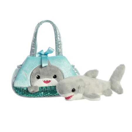 Aurora - Small Blue Fancy Pals - 7" Peek-A-Boo Shark - Fashionable Stuffed Animal