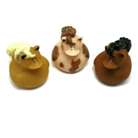 Horse Rubber Duckies - Party Favors - 12 Pieces