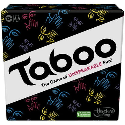 Taboo Classic Word Guessing Board Game for Adults and Teens, 4+ Players, White Elephant Gifts, 13+