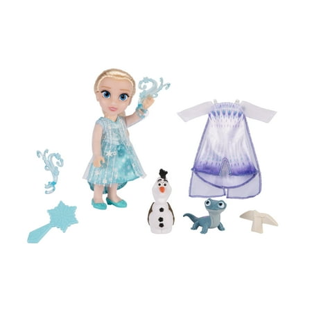 Disney's Frozen Ice and Snow 6 inch Elsa Petite Doll Set with Two Dress and Accessories