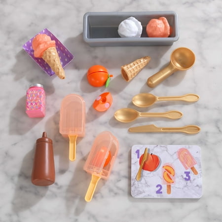 KidKraft Create & Cook™: Peach Popsicles Pretend Play Set