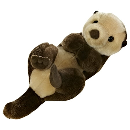 Aurora - Medium Brown Miyoni - 10" Sea Otter - Realistic Stuffed Animal