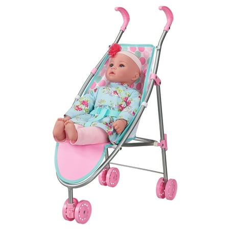 My Sweet Love 3 Piece Doll Accessory Set for 18" Dolls, Pink & Blue