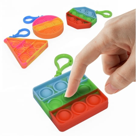 Way To Celebrate Pop Fidgety Rainbow Color - 4 Pieces/Pack