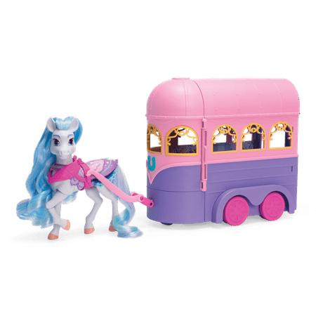 Wild Manes Perla's Pink Ultimate Clubhouse Runway Trailer Interactive Playset Articulated Horse Doll