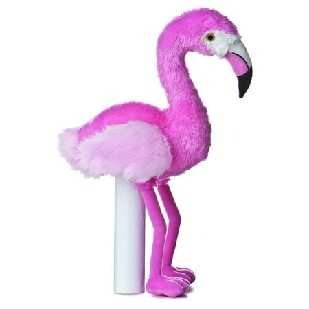 Aurora - Medium Pink Flopsie - 12" Flo Flamingo - Adorable Stuffed Animal