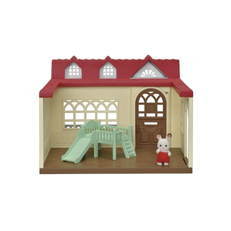 Calico Critters Sweet Raspberry Home, Dollhouse Playset with Figure and Furniture