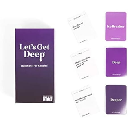 Let's Get Deep - The Adult Party Game for Couples by What Do You Meme?®