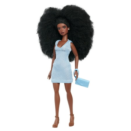 Naturalistas 11-inch Liya Fashion Doll and Accessories with 4C Textured Hair and Deep Brown Skin Tone