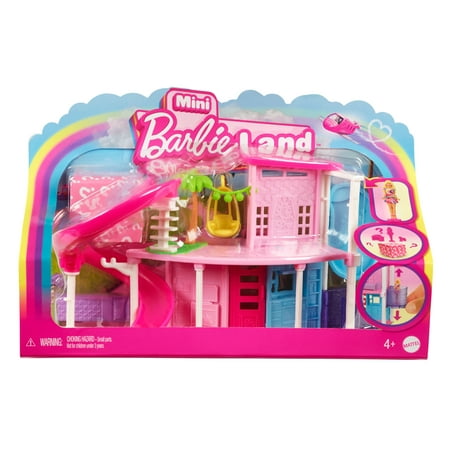 Barbie Mini BarbieLand Doll House Playsets with 1.5-inch Doll, (Styles May Vary), Multicolor