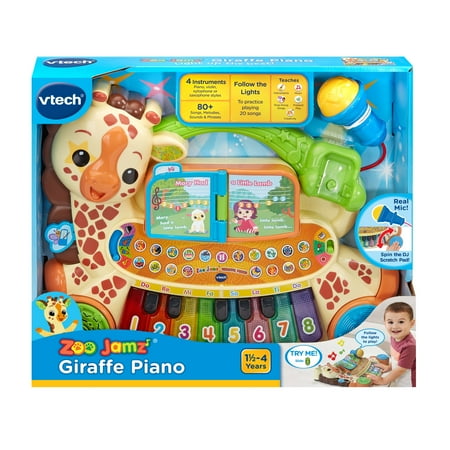 VTech Zoo Jamz Giraffe Piano Toy Musical Instruments Baby and Toddler Toys