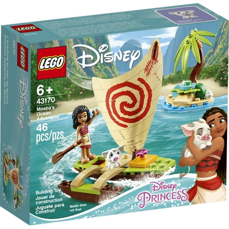 LEGO Disney Moana's Ocean Adventure 43170 Toy Building Kit (46 Pieces)