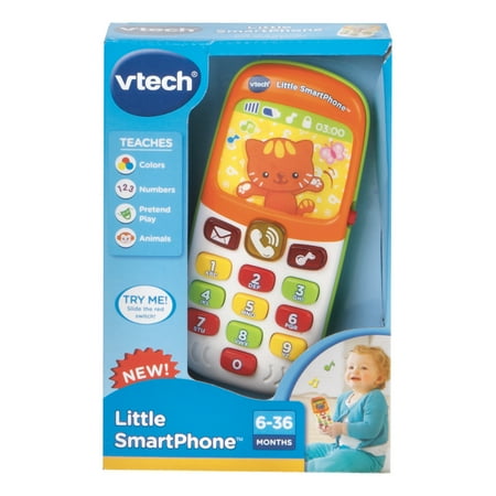 VTech Little SmartPhone Baby Toy for Infants 6-36 Months, Teaches Numbers, Colors, Walmart Exclusive