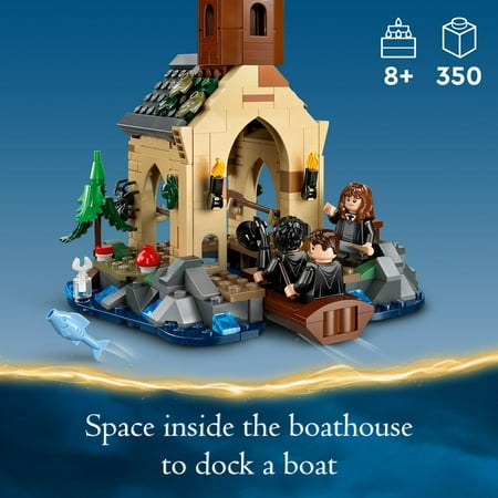 LEGO Harry Potter Hogwarts Castle Boathouse Building Set, Halloween Toy for Kids, Boys and Girls Ages 8-10, 76426