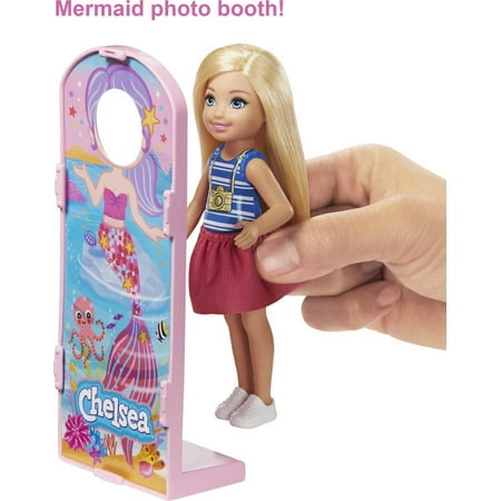 Barbie Club Chelsea Carnival Playset with Blonde Small Doll, Spinning Ferris Wheel & Accessories