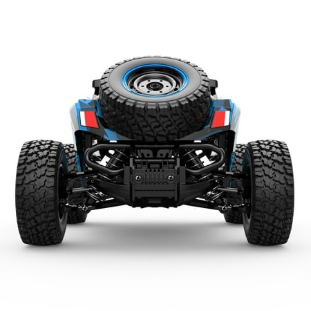 Contixo RC Off-Road UTV, 1:16 Scale, 4WD, 2.4GHz, LED Headlights, Remote Control Car for Kids & Adults – Blue