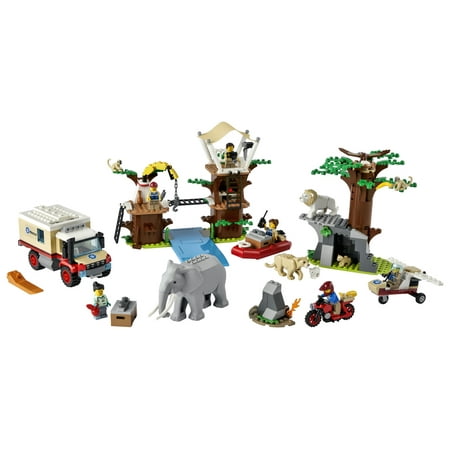 LEGO City Wildlife Rescue Camp 60307 Building Toy for Kids Aged 6 and Up (503 Pieces)