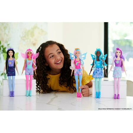 Barbie Color Reveal Doll with 6 Surprises, Rainbow Galaxy Series