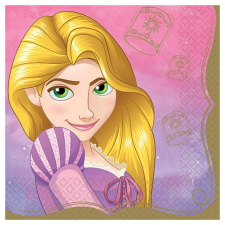 Disney Princess 'once Upon a Time' Rapunzel Lunch Napkins (16ct)