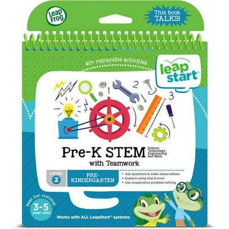 LeapFrog LeapStart Pre-Kindergarten Activity Book: Pre-K STEM (Science, Technology, Engineering and Math) and Teamwork