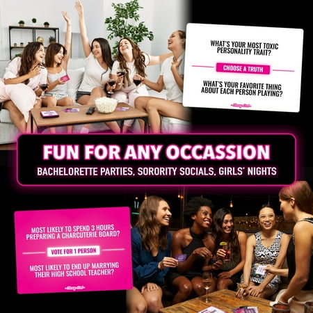 Classy Girl - Girls Night Party Game for Bachelorette, Birthday, Ladies Nights, College and Sorority Parties, Bridesmaid Gift, Bridal Party