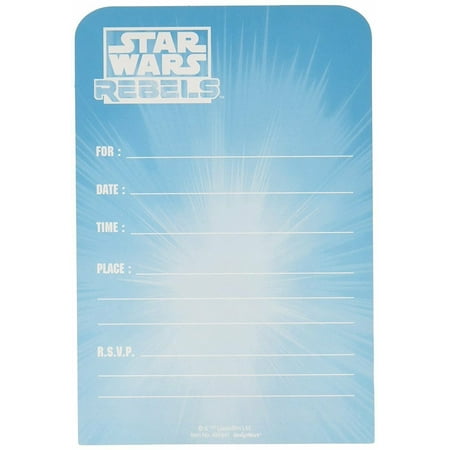 Star Wars Rebels Pack of 8 Invitations