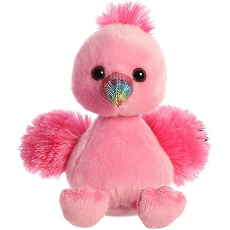 Aurora - Small Pink Mini Flopsie - 8" Fairy Flamingo - Adorable Stuffed Animal