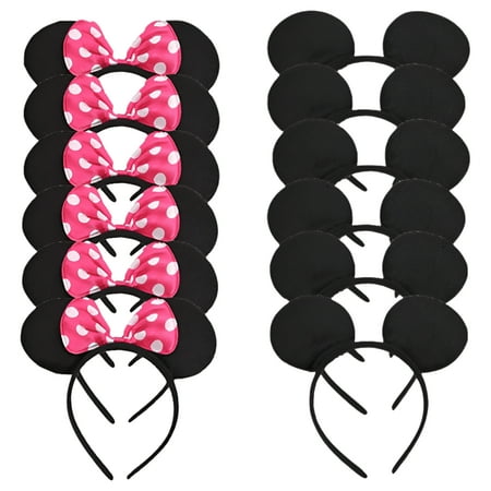 Mickey Mouse Ears and Minnie Mouse Headband Party Favors