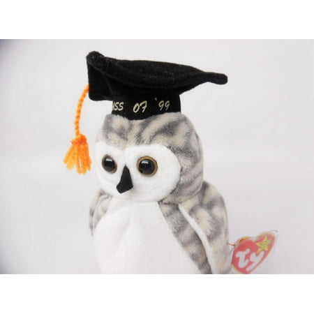 Ty Beanie Babies - Wiser the Owl - 1999 Graduation (Retired)