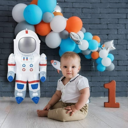 ArtCreativity Inflatable Astronaut Toys for Outer Space Themed Parties Pretend Play Accessories