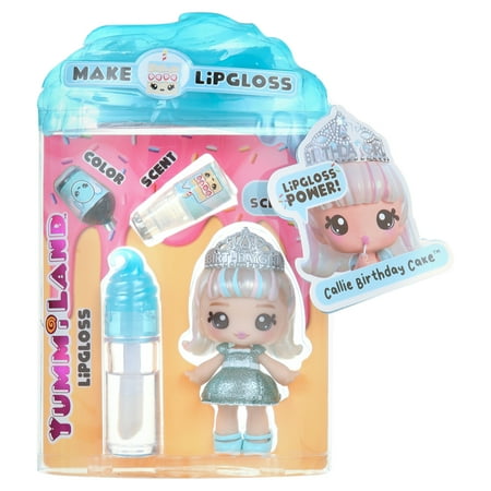 Yummiland Lipgloss Doll Callie Birthday Cake, Ages 4+