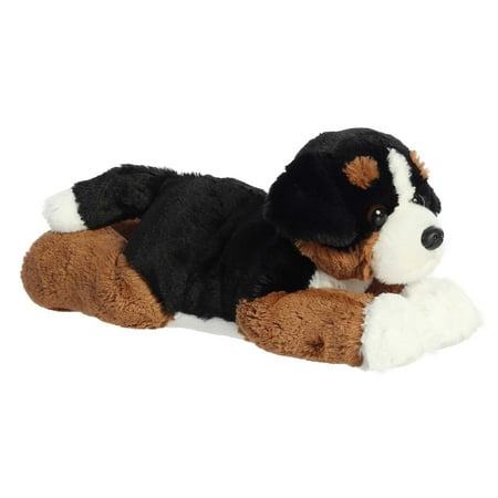 Aurora - Medium White Flopsie - 12" Bernie Mountain Dog - Adorable Stuffed Animal