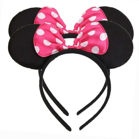 Mickey Mouse Ears and Minnie Mouse Headband Party Favors