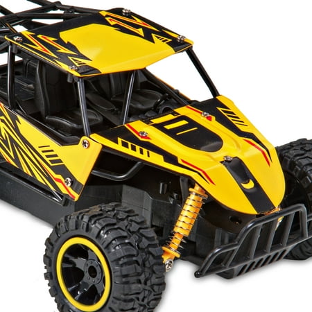 Adventure Force Metal Racer Radio Controlled Vehicle, Yellow