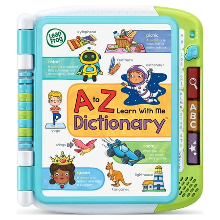 LeapFrog A to Z Learn With Me Dictionary, Preschool Interactive Book, Teaches Letters