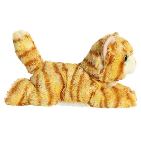 Aurora - Small Orange Mini Flopsie - 8" Ginger Cat - Adorable Stuffed Animal