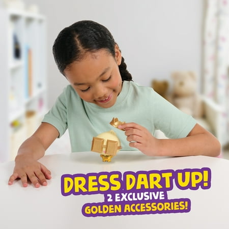 My Squishy Little Golden Dumpling – Interactive Doll Collectible With Accessories – Dart (Gold)