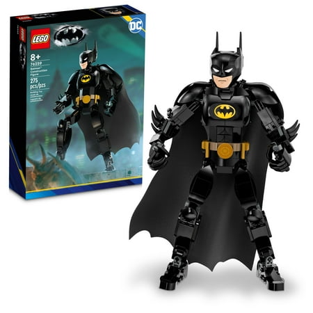 LEGO DC Batman Construction Figure 76259 Buildable DC Action Figure, Fully Jointed DC Toy for Play and Display with Cape from the Batman Returns Movie, Batman Toy for 8 Year Olds