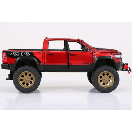 Adventure Force Free Wheeling Metal Vehicle Playset RAM Red Truck, Bike Child 3 and up